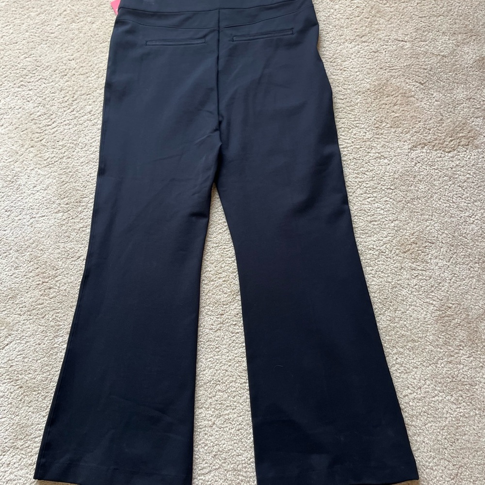 SPANX 20252R Classic Black Knit Ponte Hi-Rise Flare Pull on Pants 3X NEW